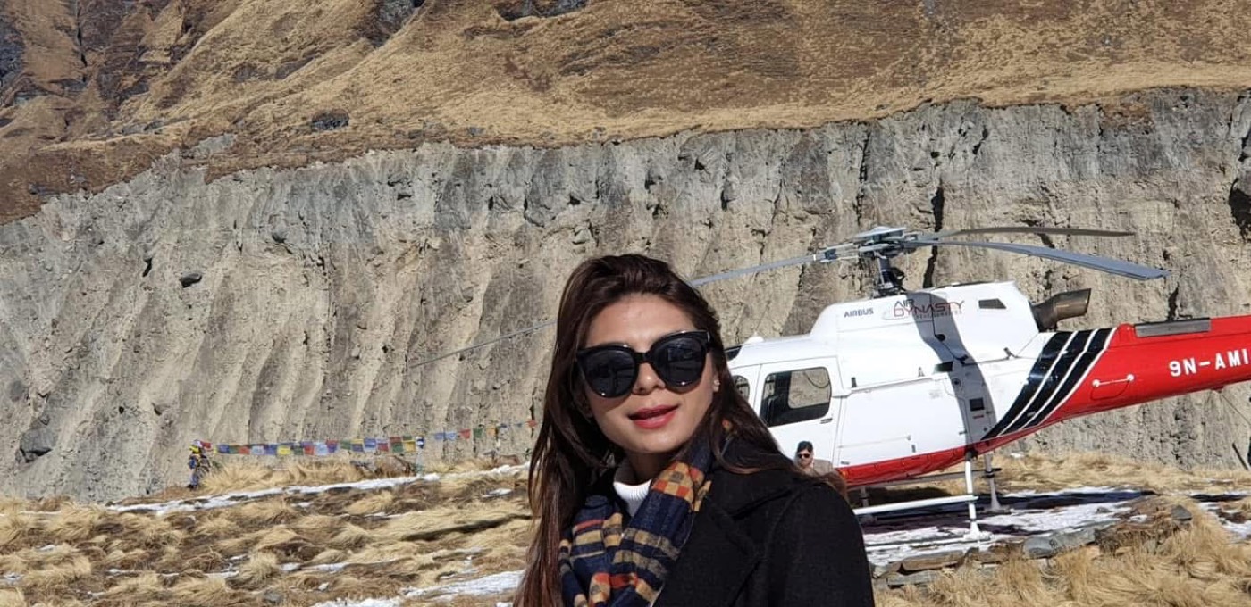 Helicopter to the Annapurnas