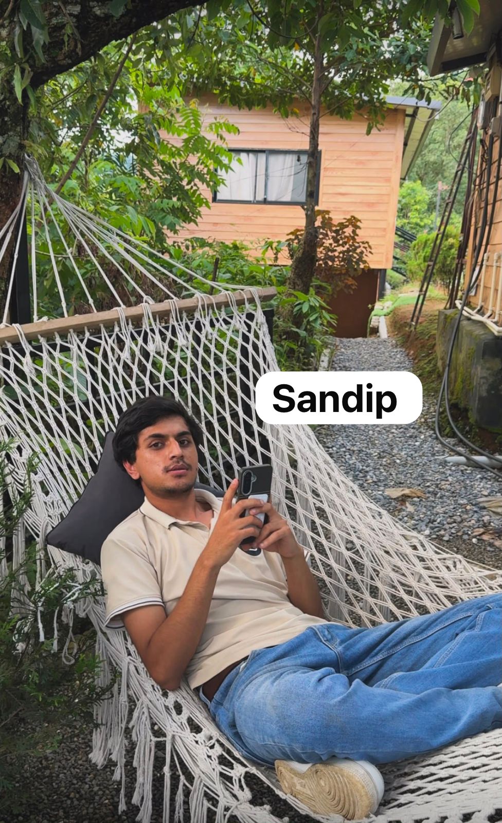 Sandip, Social media